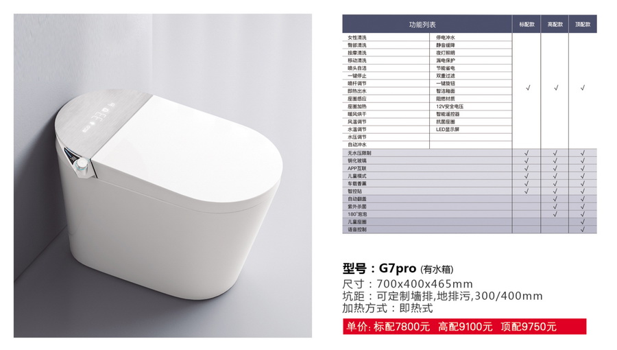 智能馬桶系列